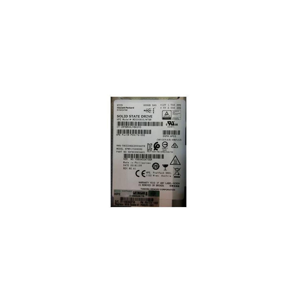 Hp 1.6Tb Sas Solid State Drive