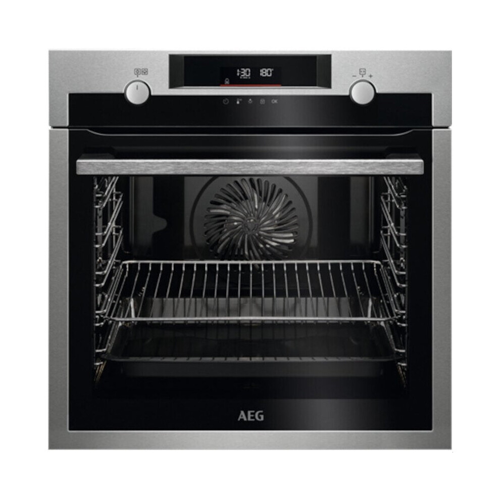 AEG BPS555060M - Stainless steel Built in Electric Single Oven - A+ energy