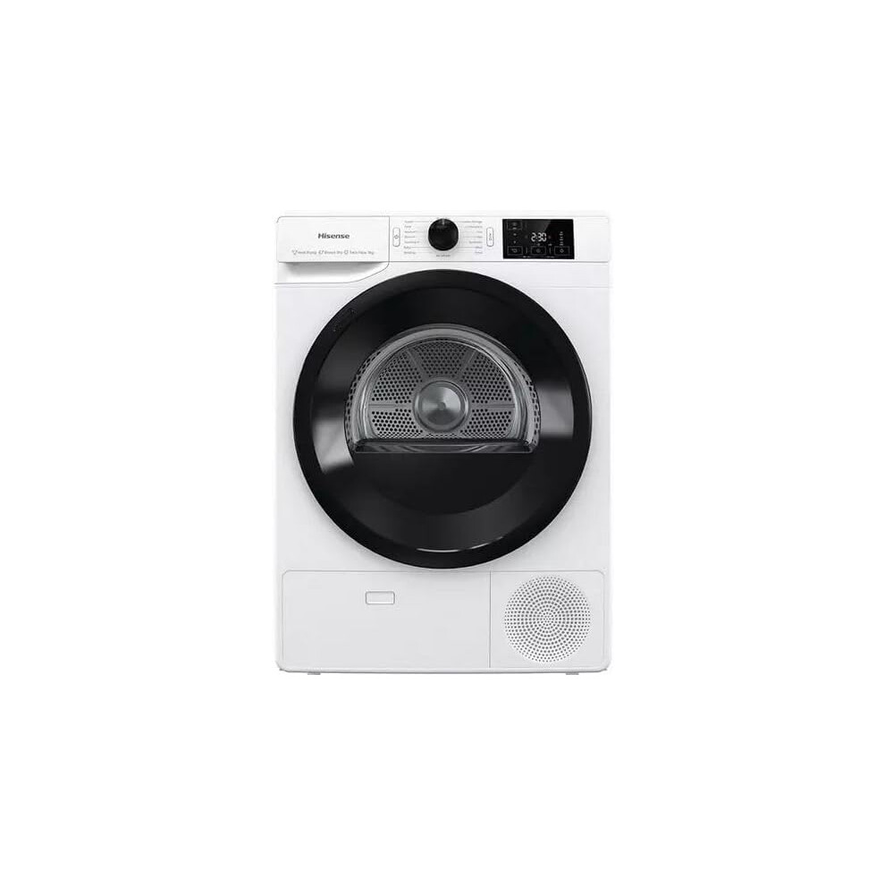 Hisense White Dhgc903 - 9Kg Tumble Dryer - Heat Pump - A++ Energy Rating