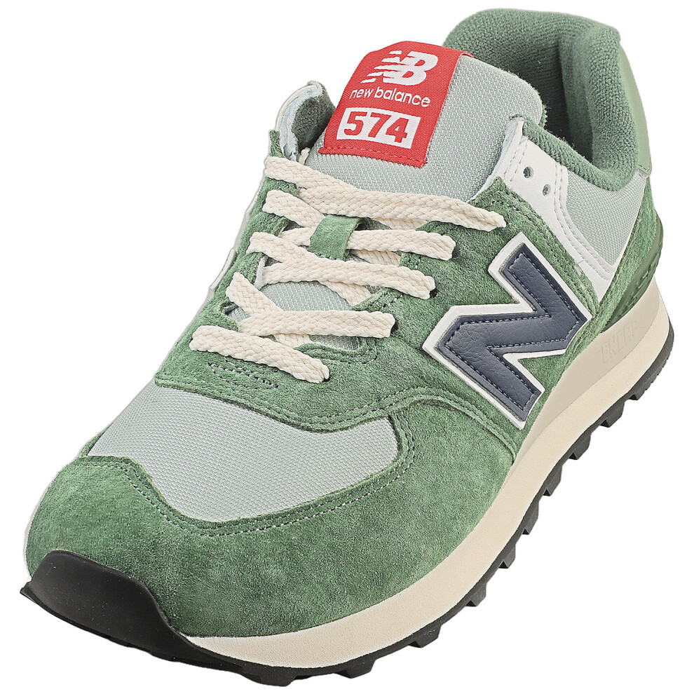 (7) New Balance 574 Mens Fashion Trainers In Green