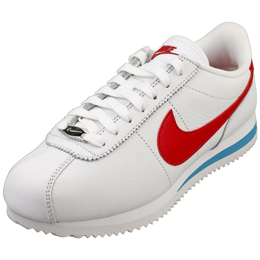 (7) Nike Cortez Mens Fashion Trainers In White Red