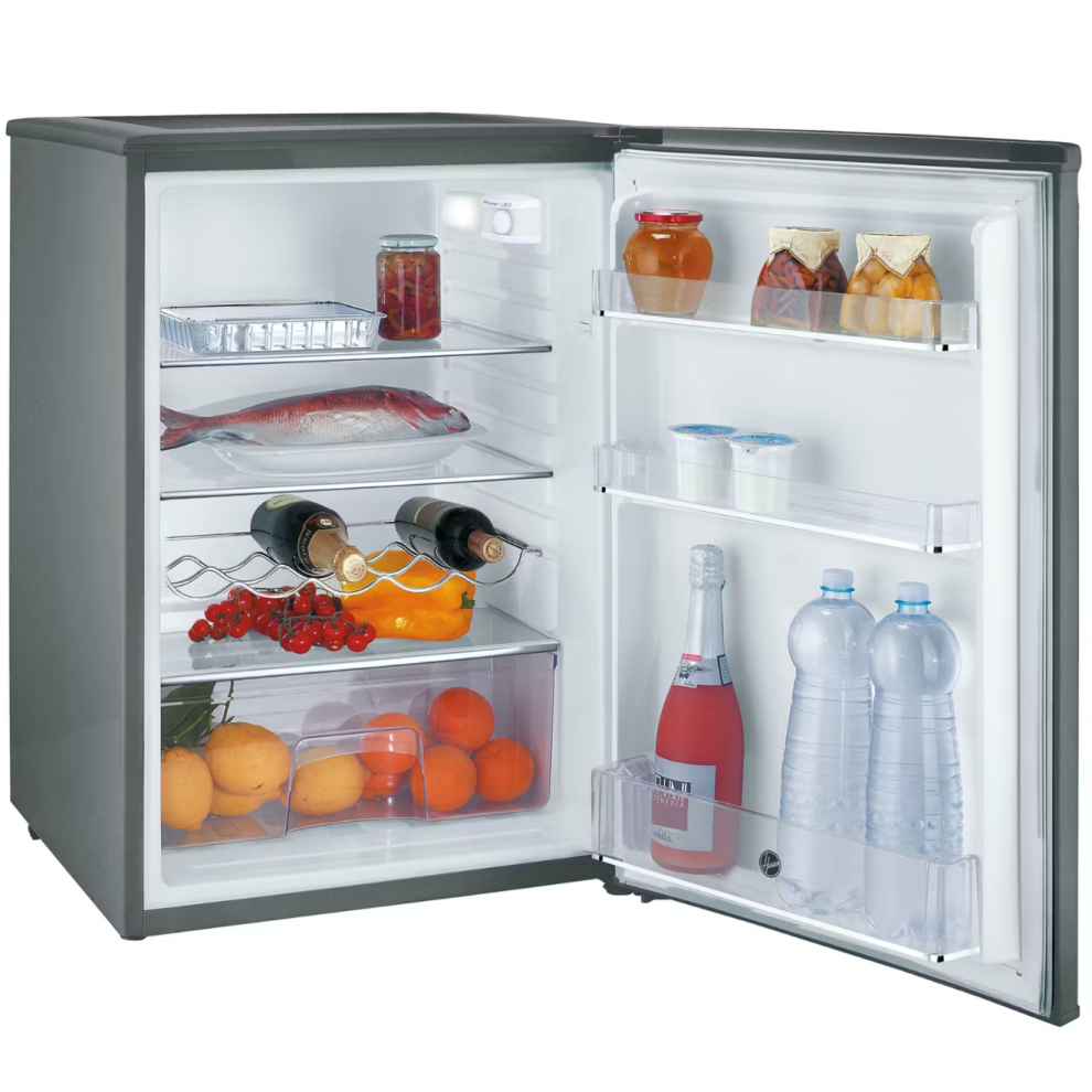 Hoover HOLHS58EXK - Silver Undercounter Manual Defrost Fridge - E energy