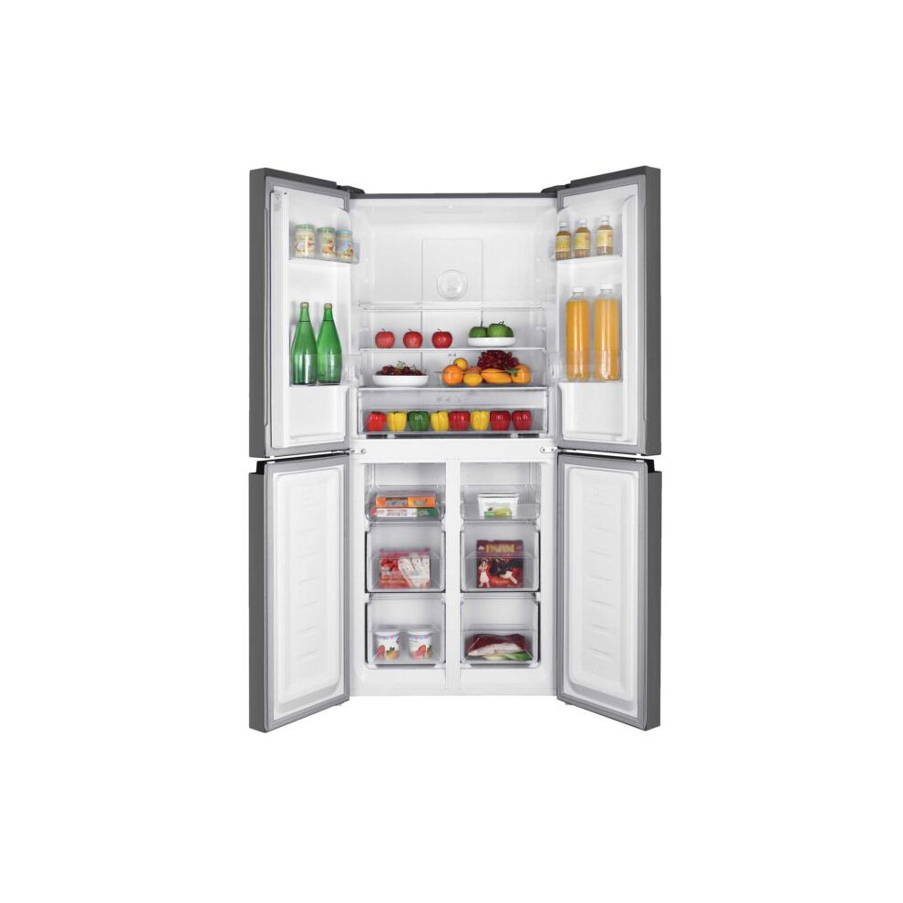 Statesman MD018362NI - Silver Side By Side Frost Free Fridge Freezer - E energy