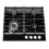 Teknix SCGH61B - Black 4 Zone Gas Hob 1