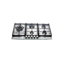 Teknix SCGH91X 90cm Stainless Steel 5-Burner Gas Hob – 3.8kW Wok, Sabaf Burners, LPG/Natural Gas Convertible
