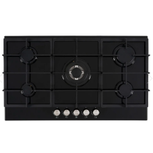 Cata UBGOG901BK - Black 5 Zone Gas Hob