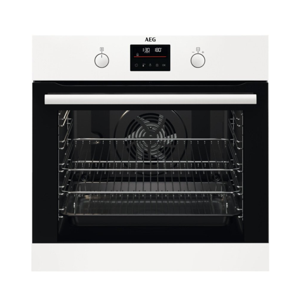 AEG BEB335061W - White Built in Electric Single Oven - A+ energy