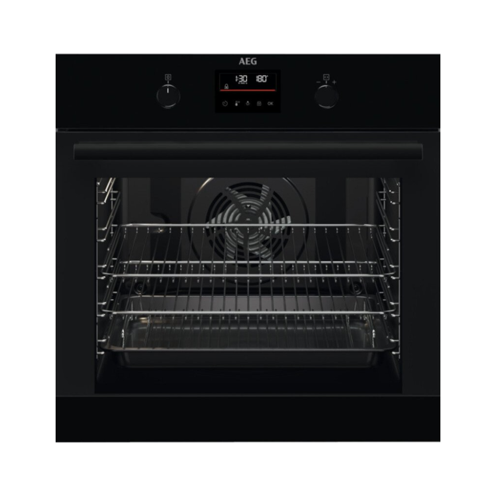 AEG BEB335061B - Black Built in Electric Single Oven - A+ energy