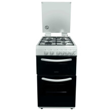 Statesman GTL50W - White 4 Zone Gas Cooker - Manual cleaning - A energy