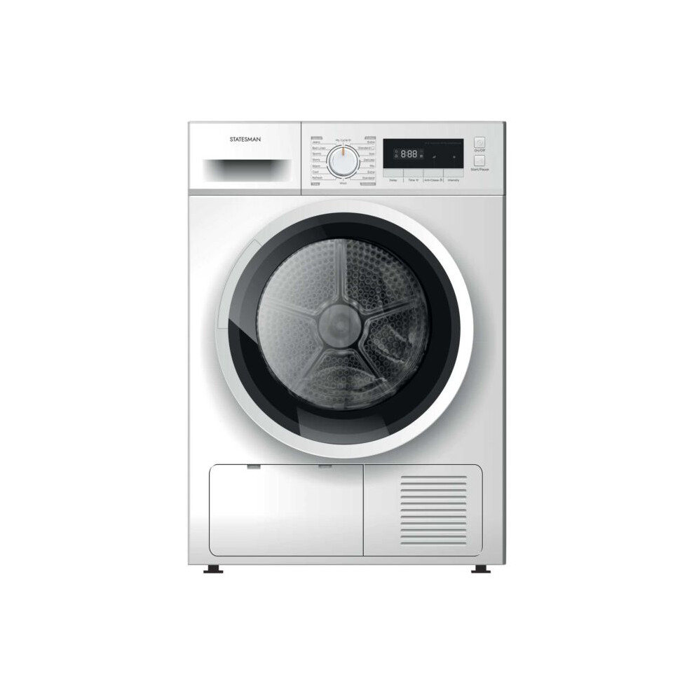 Statesman TCM08W - White 8KG Condenser Tumble Dryer - B energy