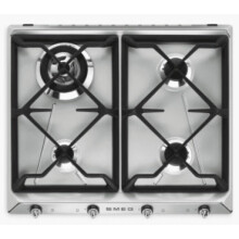 Smeg SR964XGH - Stainless steel 4 Zone Gas Hob