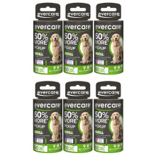 Evercare Pet Hair Lint Roller Refills 6Pack (301 ft x 4 ea)