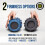 RumbleRoller Στρώμα Μασάζ Foam Roller 12" - Βαθιά Ιστός, Αυτοθεραπεία Μυών 3