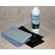Tratamento de umidificador de piano-chaser de Dampp 7,5 oz com 4 almofadas de revestimento e manga limpa