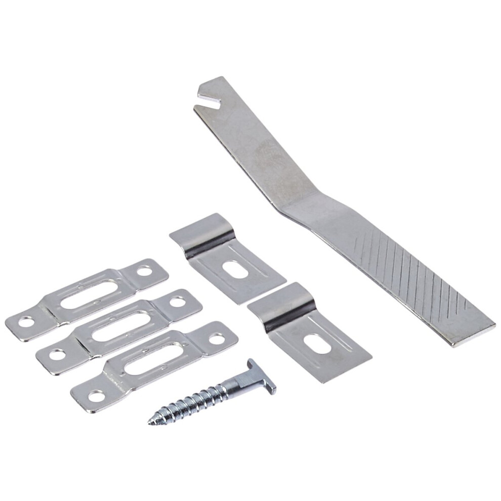 Security Hangers Sec_1 Picture Frame Hardware Complete Set For Wood Or Metal Frames, Complete Set With Wrench 609722562492