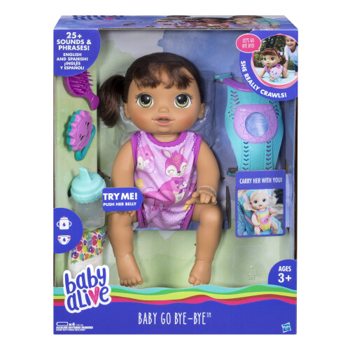 Baby Alive Baby Alive Baby Go Bye Bye (Brunette) 1