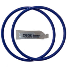 Prav tko pre baz n R172009, 2 kusy O-kr kov z VITONu odoln ch voci chl ru + mazivo pre veko Pentair Rainbow Chlorinator 300 a 320
