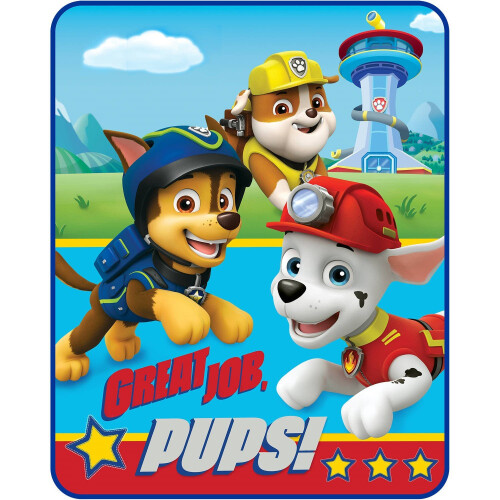 Paw Patrol Coperta stile Paw Patrol Rosso e Blu