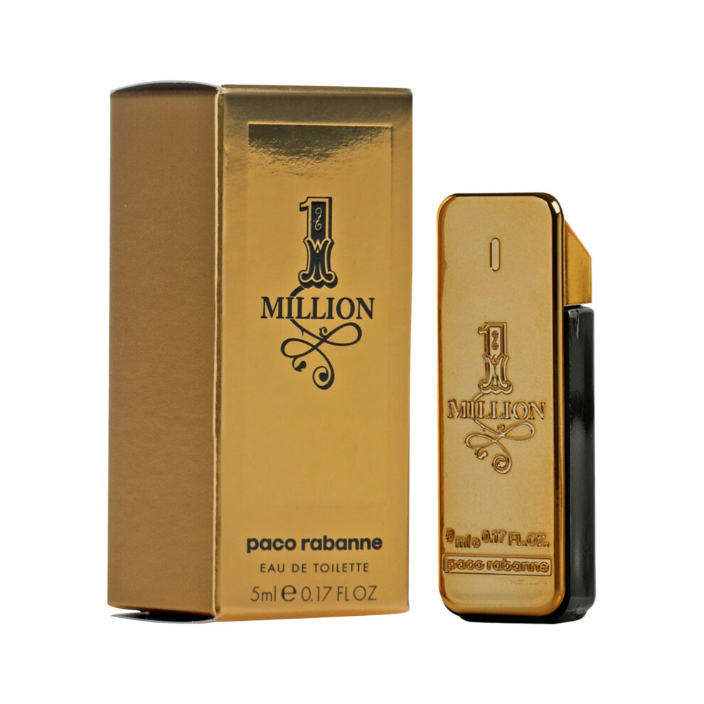 Paco Rabanne 1-Million Eau de Toilette Splash   017 Fl Oz
