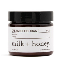 Milk + Honey Aluminiumfreies Creme-Deodorant mit Kokosnuss & Vanille - Natürliches Deodorant für Damen & Herren, 25 Unzen