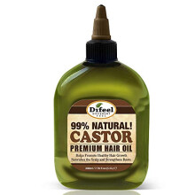 Difeel Premium 99% Naturalny olejek rycynowy do włosów 7,1 uncji (3 opakowania)
