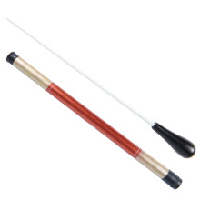 Musik-Baton-Orchester-Baton-Imitat-Achat-Griff-Musik-Dirigenten-Taktstock (schwarzer Griff)