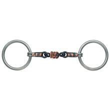 Shires Sötjärn Kopparrulle Snaffle (6")