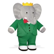 YOTTOY Classics Collectie | Klassieke Babar Staande Pluche Knuffel - 13