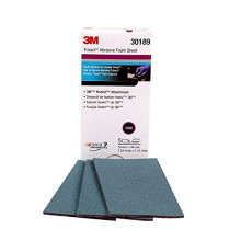 3M Trizact Hookit-Schaumstoffplatten 30189 5000 2-3/4 Zoll x 5 1/2 Zoll (70 mm x 140 mm), 5 Blatt pro Karton