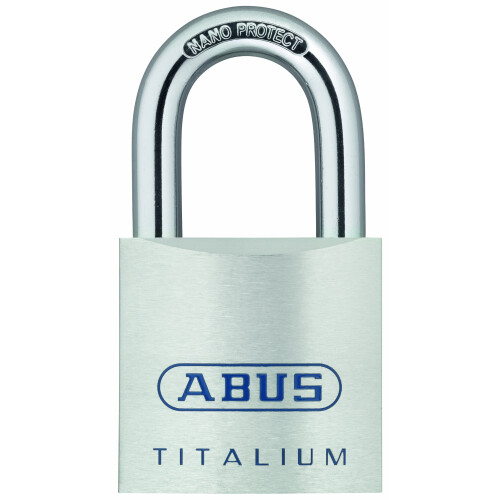 Abus ABUS 80TI/50 KD Κλειδαριά Αλουμινίου Titalium με Διαφορετικούς Κωδικούς