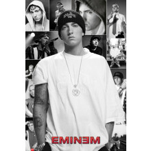 Eminem Collage Poster 36 x 24 Inches
