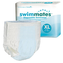 Swimmates Erwachsene Schwimmen Unterwäsche Pull-Up mit Tear-Away Seite Nähte Unisex Einweg X-Large (56""- 64"" Taille) 14 Count (Packung mit 1)