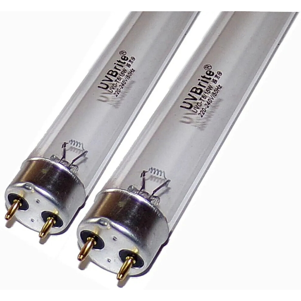 UVBrite® 2-PACK 8W T5 UV Bulb for Pond UVC Filter | Algae Destroyer