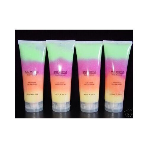 4 Scrub Σολοφές με Αλάτι Νεκρής Θάλασσας Swisa Beauty 8 Oz Κάθε