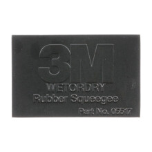 3M Wetordry Rubber Squeegee 05517, 2-3/4 in x 4-1/4 in, Comfort Fit, Flexible, For Wet Sanding