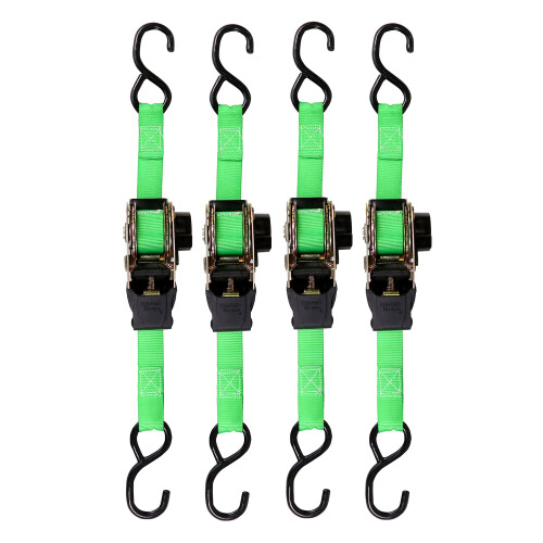 SMARTSTRAPS Αναδιπλούμενοι Ιμάντες Ραχάτ (4 ΤΜΧ) 1,500lb Αντοχή, 500lb Ασφαλές Φορτίο