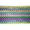 Colares de Pérolas Metálicas Roxo Dourado e Verde - 33 polegadas 07mm - 6 Dúzias (72 colares) 5
