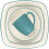 Noritake Colorwave Turquoise 4-Piece Place Setting, Square Shape 7