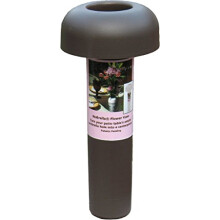NoBrella Flower Vase Patio Table Umbrella Hole Insert, Bronze