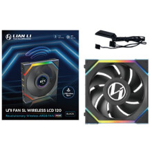 Ventilatore - LIANLI - UNI FAN SL LCD ARGB PWM - 120mm - Senza fili - Controllo PWM
