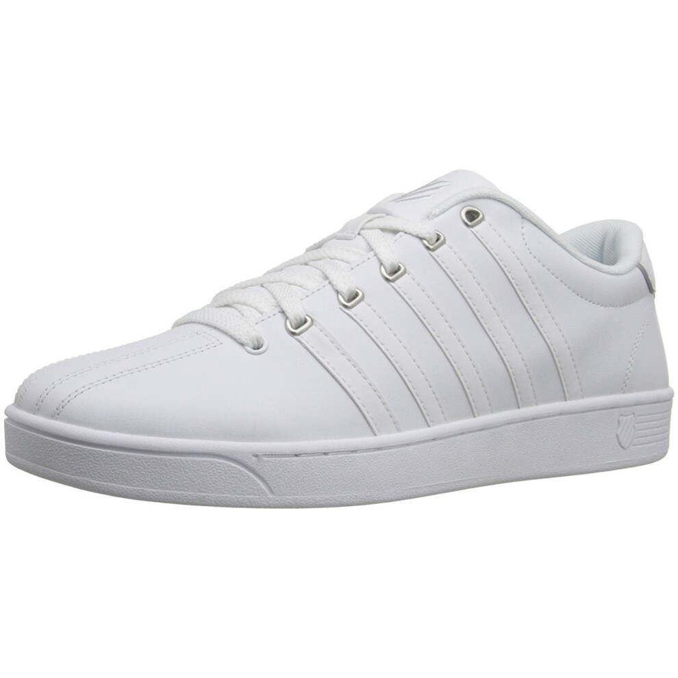 K-Swiss Men's Court Pro II CMF Sneaker  White/Silver  10.5 M