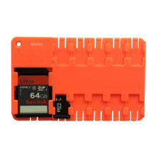 Puzdro Bandc na 2 ks Micro SD/SDHC/SDXC karty cerven (pam tov karta nie je s castou balenia)