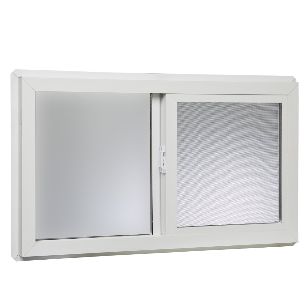 Park Ridge Products VBSI3218PR Fenêtre coulissante de sous-sol en vinyle 32' x 18' blanc