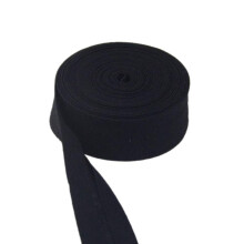 Mangocore Baumwolle Bias bindnig Band Größe: 25mm Breite: 1"" 2.5cm 30yds verschiedene Farbe DIY Kleidungsstück Zubehör Großhandel (Schwarz)