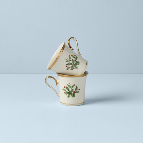 Lenox 870002 Holly Mug 2-Piece Set 1
