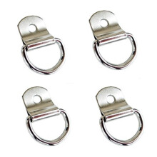 4 Pack Heavy Duty sadelreparation 3/4 """" Clip & Dee 5/8 """" D-ring