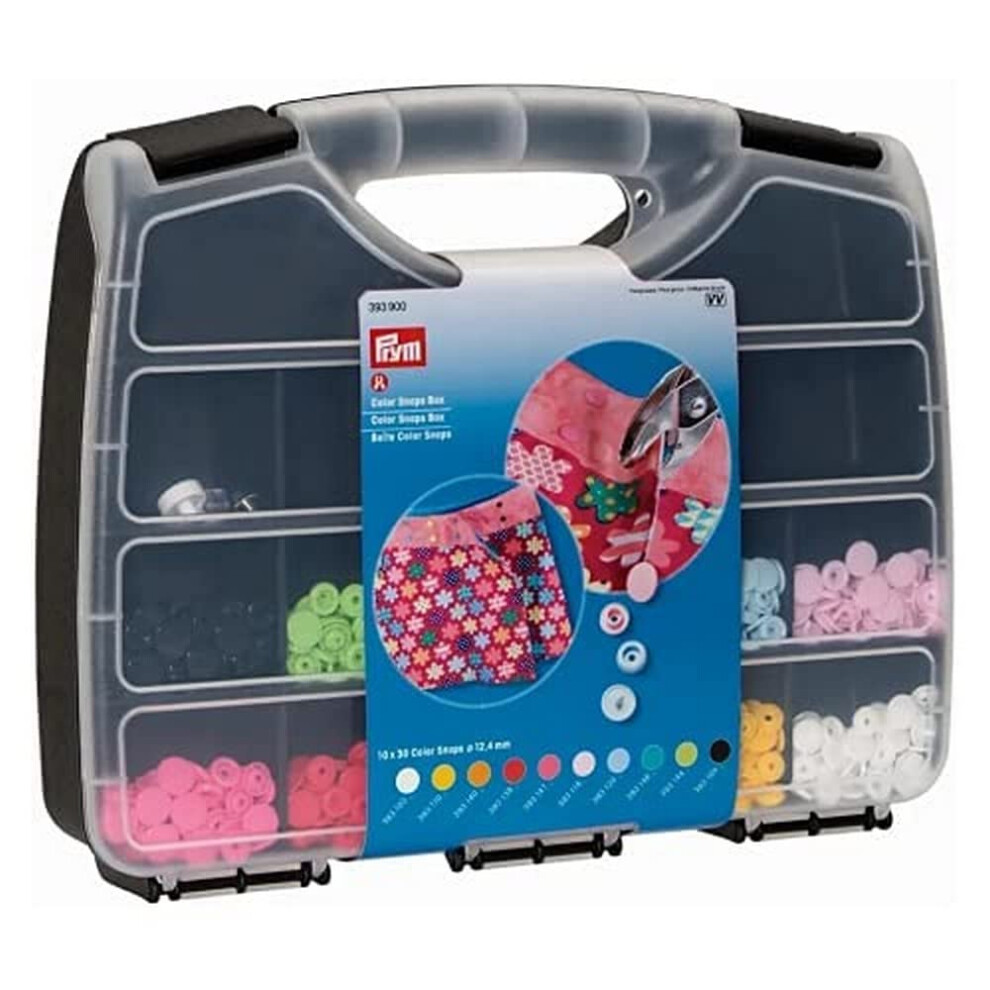 Prym Color Snap Box & Tools  Size 20  300 Sets