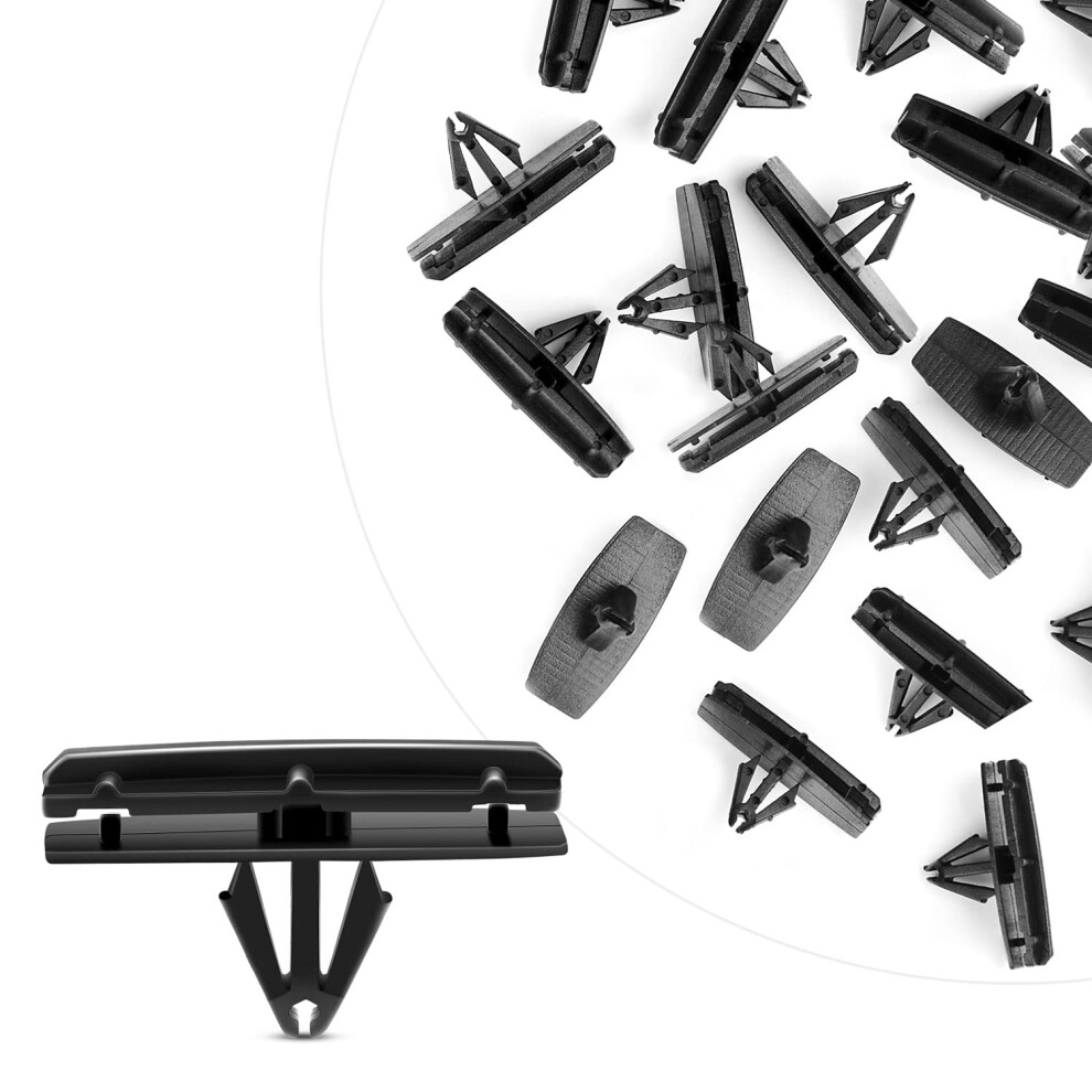 Gooacc 25Pcs Fender Flare Moulding Clips Jeep Liberty Rocker For Chrysler 55157055-Aa, 55157065-Aa Jeep Wrangler Jeep Liberty - 25Pack 760960916215