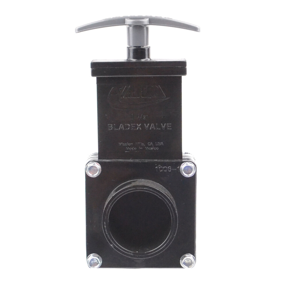 Valterra Dump Valve - 1.5 Inch, Silver/Black 019372803867
