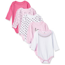 Hudson Baby Unisex Dětské Bavlněné Body s Dlouhým Rukávem, Boho Slon, 0-3 Měsíce